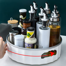 Load image into Gallery viewer, 360 Degree Rotation storage Tray Convenient Save Storage Space Large Storage Capacity Multipurpose Kitchen Seasoning Storage
