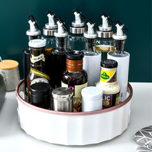 Load image into Gallery viewer, 360 Degree Rotation storage Tray Convenient Save Storage Space Large Storage Capacity Multipurpose Kitchen Seasoning Storage
