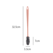 Load image into Gallery viewer, Long Handle Brush Multifunctional TPR Cleaning Bottle Brush 360 Silicone Milk Bottle Deep Clean Brushes Household Kitchen Cleaner

