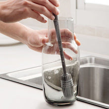 Load image into Gallery viewer, Long Handle Brush Multifunctional TPR Cleaning Bottle Brush 360 Silicone Milk Bottle Deep Clean Brushes Household Kitchen Cleaner
