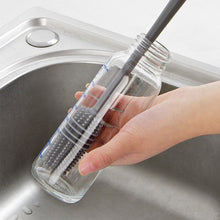 Load image into Gallery viewer, Long Handle Brush Multifunctional TPR Cleaning Bottle Brush 360 Silicone Milk Bottle Deep Clean Brushes Household Kitchen Cleaner
