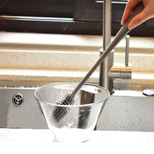 Load image into Gallery viewer, Long Handle Brush Multifunctional TPR Cleaning Bottle Brush 360 Silicone Milk Bottle Deep Clean Brushes Household Kitchen Cleaner
