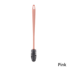 Load image into Gallery viewer, Long Handle Brush Multifunctional TPR Cleaning Bottle Brush 360 Silicone Milk Bottle Deep Clean Brushes Household Kitchen Cleaner
