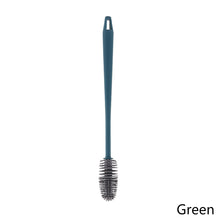 Load image into Gallery viewer, Long Handle Brush Multifunctional TPR Cleaning Bottle Brush 360 Silicone Milk Bottle Deep Clean Brushes Household Kitchen Cleaner
