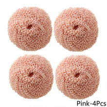 Load image into Gallery viewer, Kitchen Cartoon Eggshell Fiber Ball Pot Brush Washing Pot Brush with Handle Chicken Dishes Fiber Ball Cleaning Brush
