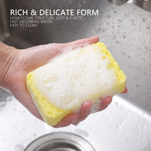 Load image into Gallery viewer, Magic Wood Pulp Dishwashing Sponge Compressed Reusable Sponge Bowl Brush Towel Dishcloth Kitchen Household Cleaning
