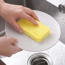 Load image into Gallery viewer, Magic Wood Pulp Dishwashing Sponge Compressed Reusable Sponge Bowl Brush Towel Dishcloth Kitchen Household Cleaning
