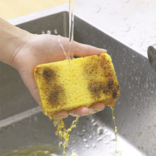 Load image into Gallery viewer, Magic Wood Pulp Dishwashing Sponge Compressed Reusable Sponge Bowl Brush Towel Dishcloth Kitchen Household Cleaning

