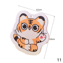 Load image into Gallery viewer, Magic Wood Pulp Dishwashing Sponge Cartoon Compressed Reusable Sponge Bowl Brush Towel Dishcloth Kitchen Household Cleaning
