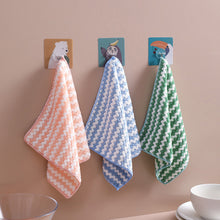 Load image into Gallery viewer, Household Super Absorbent Microfiber Kitchen Wave Washing Dish Bowl Cloth Clean Hand Towel Kitchen Dishcloth
