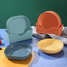 Load image into Gallery viewer, (5+1 Set) Home Dining Kitchen Small Plates Home Furnishing Bones Square Plate Disc Home Daily Use Snack Tray
