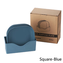 Load image into Gallery viewer, (5+1 Set) Home Dining Kitchen Small Plates Home Furnishing Bones Square Plate Disc Home Daily Use Snack Tray
