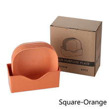 Load image into Gallery viewer, (5+1 Set) Home Dining Kitchen Small Plates Home Furnishing Bones Square Plate Disc Home Daily Use Snack Tray
