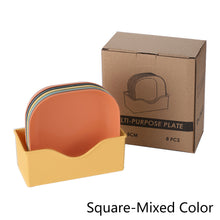 Load image into Gallery viewer, (5+1 Set) Home Dining Kitchen Small Plates Home Furnishing Bones Square Plate Disc Home Daily Use Snack Tray

