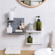 Load image into Gallery viewer, Wall Plastic Decorative Grid Wire Board DIY Convenient Pegboard Wall Mount Display Wall Organization Storage Wall Shelf
