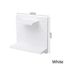 Load image into Gallery viewer, Wall Plastic Decorative Grid Wire Board DIY Convenient Pegboard Wall Mount Display Wall Organization Storage Wall Shelf
