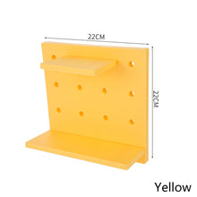 Load image into Gallery viewer, Wall Plastic Decorative Grid Wire Board DIY Convenient Pegboard Wall Mount Display Wall Organization Storage Wall Shelf
