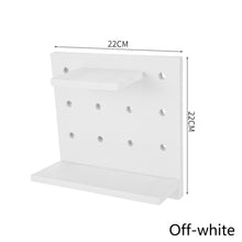 Load image into Gallery viewer, Wall Plastic Decorative Grid Wire Board DIY Convenient Pegboard Wall Mount Display Wall Organization Storage Wall Shelf
