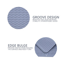 Load image into Gallery viewer, Silicone Drain Mat Dish Draining Mat Drainer Pad Heat Resistant Multifunctional Drying Mat Kitchen Table Placemat
