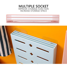 Load image into Gallery viewer, Kitchen Knife Holder Wall-mounted Knife Storage Rack Kitchen Utensils Plastic Hole Free Household Kitchen Knife Holder
