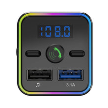 Load image into Gallery viewer, Dual USB Smart Fast Charger TF U Disk Bluetooth-compatible 5.0 FM Transmitter Car MP3 Player Wireless Handsfree Audio Receiver
