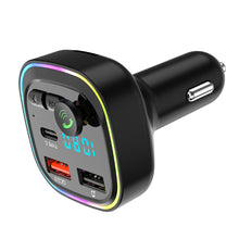 Load image into Gallery viewer, Vehicle Bluetooth-compatible 5.0 MP3 Player Wireless Transmitter QC3.0 Type-C Smart Fast Charger Handsfree Audio Receiver

