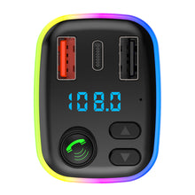 Load image into Gallery viewer, QC3.0 QC4.0 Smart Fast Charger Auto Bluetooth 5.0 FM Transmitter Handsfree Audio Receiver Wireless MP3 Music Player
