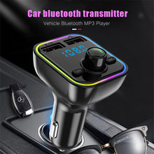 Load image into Gallery viewer, TF U Disk Read Wireless MP3 Music Player Handsfree Audio Receiver Auto Bluetooth 5.0 FM Transmitter Smart Fast Charger
