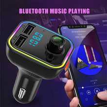 Load image into Gallery viewer, TF U Disk Read Wireless MP3 Music Player Handsfree Audio Receiver Auto Bluetooth 5.0 FM Transmitter Smart Fast Charger
