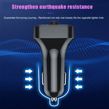 Load image into Gallery viewer, TF U Disk Read Wireless MP3 Music Player Handsfree Audio Receiver Auto Bluetooth 5.0 FM Transmitter Smart Fast Charger
