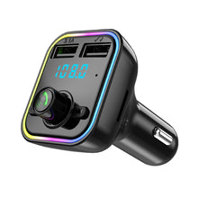 Load image into Gallery viewer, TF U Disk Read Wireless MP3 Music Player Handsfree Audio Receiver Auto Bluetooth 5.0 FM Transmitter Smart Fast Charger
