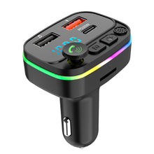 Load image into Gallery viewer, Auto Fast Charger MP3 Music Player Navigation Voice Reports Handsfree Audio Receiver Wireless Bluetooth 5.0 FM Transmitter
