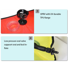 Load image into Gallery viewer, SMB 1.2M/1.5M/1.8M Scuba Diving Inflatable Buoy Visibility Safety Scuba Diving SMB Surface Signal Marker Buoy Accessory
