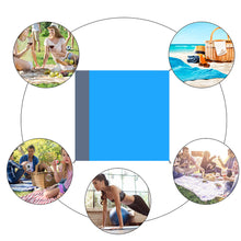 Load image into Gallery viewer, 2x2.1m Portable Waterproof Pocket Beach Blanket Folding Camping Mat Mattress Lightweight Mat Outdoor Picnic Mat Sand Beach Mat
