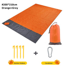 Load image into Gallery viewer, 2x2.1m Portable Waterproof Pocket Beach Blanket Folding Camping Mat Mattress Lightweight Mat Outdoor Picnic Mat Sand Beach Mat
