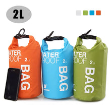 Load image into Gallery viewer, 2L Waterproof Dry Bag Pack Sack Swimming Rafting Kayaking River Trekking Floating Sailing Canoing Boating Water Bag
