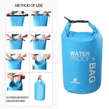 Load image into Gallery viewer, 5L Waterproof Dry Bag Pack Sack Swimming Rafting Kayaking River Trekking Floating Sailing Canoing Boating Water Bag
