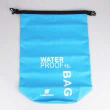 Load image into Gallery viewer, 15L Waterproof Dry Bag Pack Sack Swimming Rafting Kayaking River Trekking Floating Sailing Canoing Boating Water Bag
