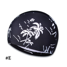 Load image into Gallery viewer, 1PC High Elastic Swimming Cap Men Women Free Size Printed Long Hair Sports Swim Pool Hat Nylon Turban
