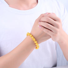 Load image into Gallery viewer, Fashion Vietnam Sha Jin PI Xiu Beads Bracelet Gold Hand String 3D Alloy Hard Gold Women Men Jewelry Accessories

