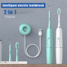 Load image into Gallery viewer, Wireless Tooth Cleaning Electric Ultrasonic IPX7 Toothbrush Remove Yellow Tartar Calculus Remover Beauty Tooth Instrument
