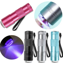 Load image into Gallery viewer, Mini Silicone UV Gel Nail Dryer Portable Ultraviolet Nail Lamp Acrylic Nail Art Lamp Curing Machine LED Light Resin Lamps Manicure Tools
