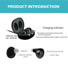 Load image into Gallery viewer, A39 Intelligent Rechargeable Hearing Aid Low-Noise Wide-Frequency One-Click Operation Sound Amplifier Deaf Hearing Aids
