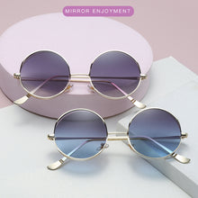 Load image into Gallery viewer, Fashion Round Hollowed-out Personality Frame Sunglasses Hip Hop Punk Sunglasses Metal Sun Glasses Women Men Ladies Accessories
