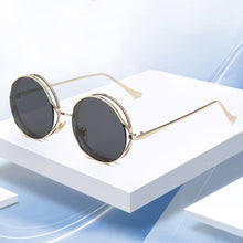 Load image into Gallery viewer, Fashion Round Hollowed-out Personality Frame Sunglasses Hip Hop Punk Sunglasses Metal Sun Glasses Women Men Ladies Accessories
