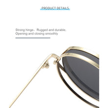 Load image into Gallery viewer, Fashion Round Hollowed-out Personality Frame Sunglasses Hip Hop Punk Sunglasses Metal Sun Glasses Women Men Ladies Accessories
