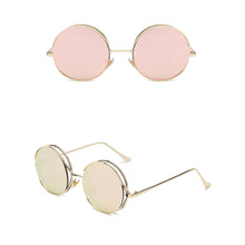 Load image into Gallery viewer, Fashion Round Hollowed-out Personality Frame Sunglasses Hip Hop Punk Sunglasses Metal Sun Glasses Women Men Ladies Accessories
