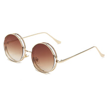 Load image into Gallery viewer, Fashion Round Hollowed-out Personality Frame Sunglasses Hip Hop Punk Sunglasses Metal Sun Glasses Women Men Ladies Accessories
