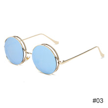 Load image into Gallery viewer, Fashion Round Hollowed-out Personality Frame Sunglasses Hip Hop Punk Sunglasses Metal Sun Glasses Women Men Ladies Accessories
