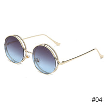 Load image into Gallery viewer, Fashion Round Hollowed-out Personality Frame Sunglasses Hip Hop Punk Sunglasses Metal Sun Glasses Women Men Ladies Accessories
